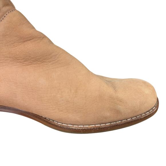 Sole Society Brinya Suede Ruffle Ankle Boots Booties Slip On Shoes Blush sz 10 - Picture 2 of 16